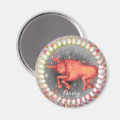 Taurus Birthday Magnet (Vorderseite/Rückseite)