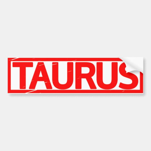 Taurus Briefmarke Autoaufkleber (Vorne)