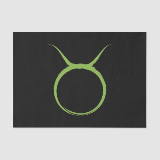 TAURUS Bull April Mai Astrologie Zodiac Party Seidenpapier (Vorderseite)