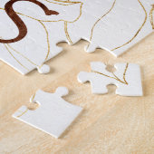 Taurus bull braune Blume Planet Aquarell Puzzle (Seite)