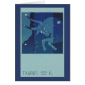 Taurus Bull Constellation Vintag Zodiac Astrologie (Vorne)