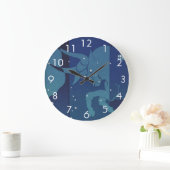 Taurus Bull Constellation Vintag Zodiac Astrologie Große Wanduhr (Zuhause)