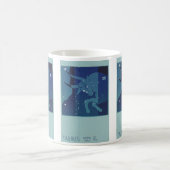 Taurus Bull Constellation Vintag Zodiac Astrologie Kaffeetasse (Mittel)