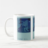 Taurus Bull Constellation Vintag Zodiac Astrologie Kaffeetasse (Links)
