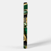 Taurus Bull, Emerald und Gold Personalisiert Case-Mate iPhone Hülle (Rückseite / Rechts)