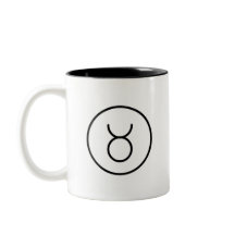 Taurus Bull Horoscope Zodiac Sign Tasse