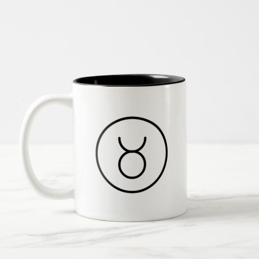 Taurus Bull Horoscope Zodiac Sign Tasse (Links)