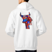 Taurus Bull Icon – Powerful Zodiac Identity Hoodie (Rückseite)
