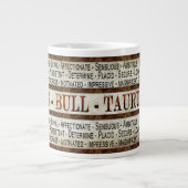 TAURUS - BULL - KAFFEE/SOUP/JUMBO - TASSE - TEXT (Vorderseite)