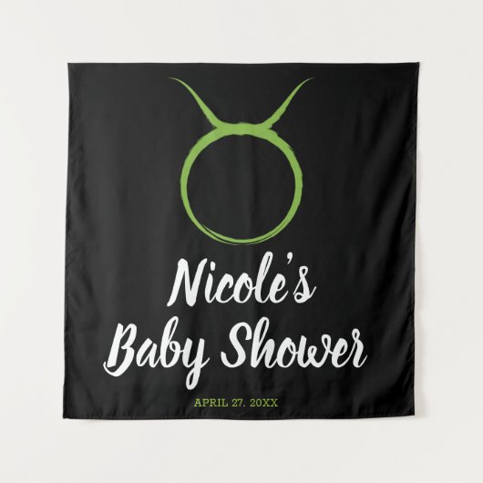 Taurus Bull Spring Astrologie Zodiac Party Hinterg Wandteppich (Vorderseite)