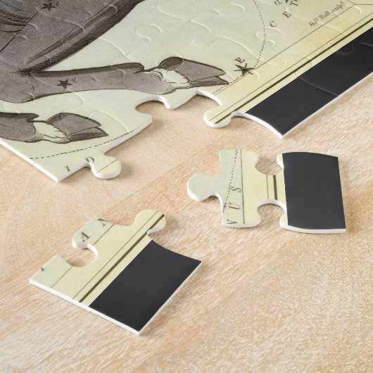 Taurus Bull, Vintager Sternbild Urania Puzzle (Seite)