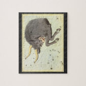 Taurus Bull, Vintager Sternbild Urania Puzzle (Vertikal)