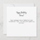 Taurus Bull Zodiac Astrology Celestial Birthday Karte (Rückseite)