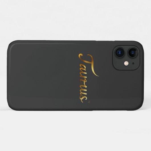 Taurus Case-Mate iPhone Hülle (Rückseite (Horizontal))