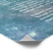 Taurus-Charakteristik-Poster Poster (Ecke)