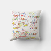 Taurus Child Zodiac Pillow Kissen (Rückseite)