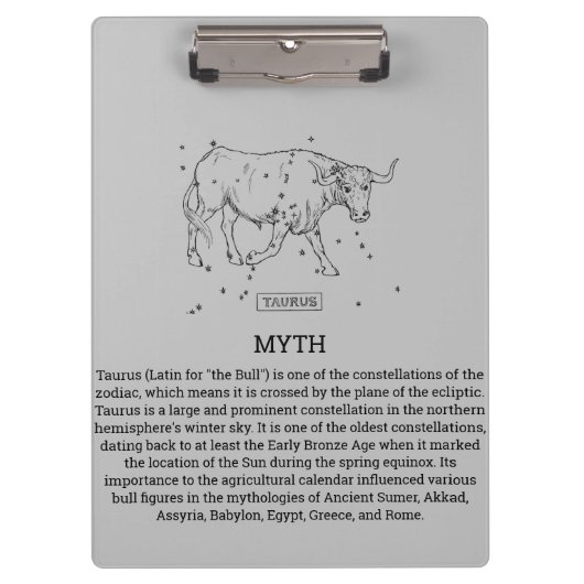 Taurus Clipboard Klemmbrett (Vorderseite)