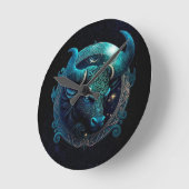 Taurus Clock Runde Wanduhr (Winkel)