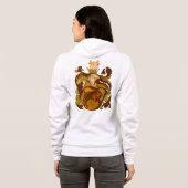 Taurus Coat of Arms Hoodie Jacket (Schwarz voll)