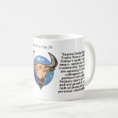Taurus Coffee Tasse für Zodiac Liebhaber (VorderseiteRechts)