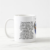 Taurus Coffee Tasse für Zodiac Liebhaber (Links)
