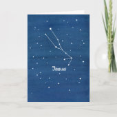 Taurus Constellation Astrologie Glückwunsch Geburt Karte (Vorderseite)