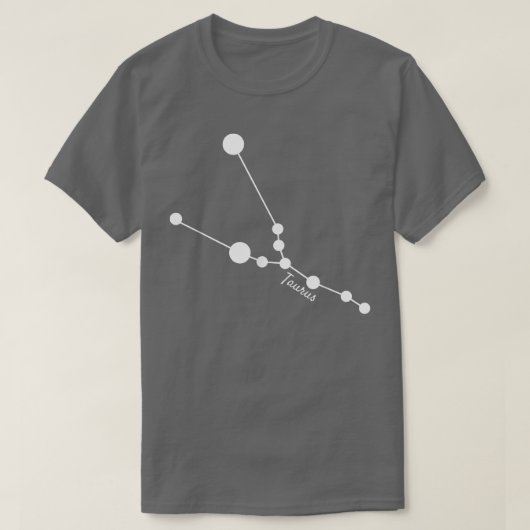 Taurus Constellation Astrology Witch Witchy T-Shirt (Design vorne)