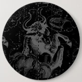 Taurus Constellation Hevelius Dekor 1690 Button (Vorderseite)