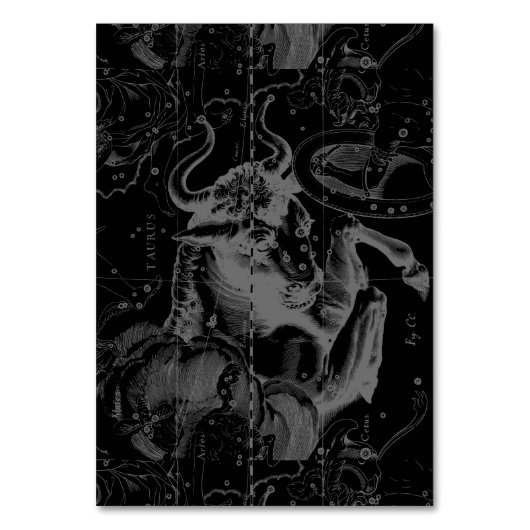 Taurus Constellation Hevelius Dekor 1690 Tischnummer (Vorderseite)