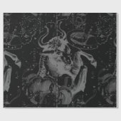 Taurus Constellation Karte Hevelius 1690 auf Schwa Geschenkpapier (Flach)