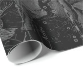 Taurus Constellation Karte Hevelius 1690 auf Schwa Geschenkpapier (Rolleneckpunkt)