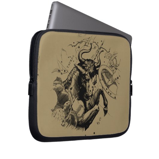 Taurus Constellation Map Hevelius 1690 Laptopschutzhülle (Vorne Rechts)