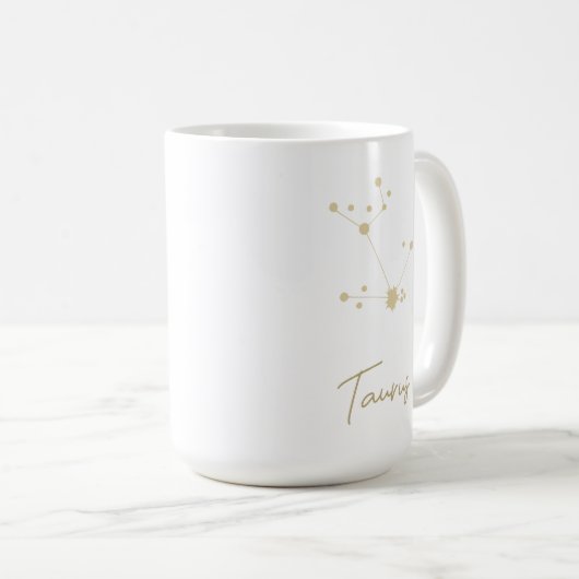 Taurus Constellation Zodiac Kaffeetasse (VorderseiteRechts)
