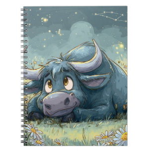 Taurus Constellation Zodiac Notebook Notizblock