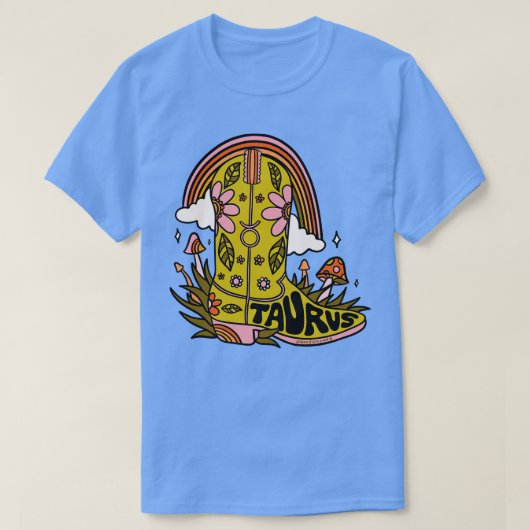 Taurus Cowboy Boot T-Shirt (Design vorne)