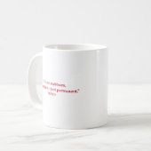 Taurus Cozy Coffee Zodiac Tasse (Vorderseite Links)