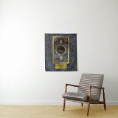 Taurus Dark Zodiac Astrologie: Schwarzer Goldname Wandteppich (Beispiel)