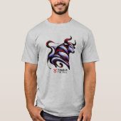 Taurus Das Bull Zodiac-Zeichen T-Shirt (Vorderseite)