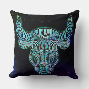 Taurus das Bullzodiakkissen Kissen