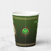 Taurus - Das zodiakische Zeichen Pappbecher (Rechts)