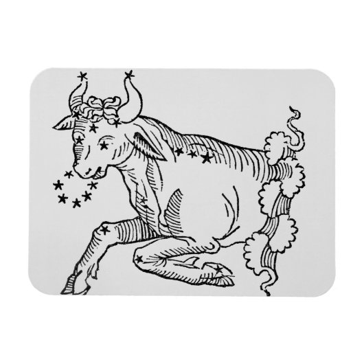 Taurus (der Bull) eine Abbildung aus der "Poetic Magnet (Horizontal)