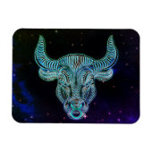 taurus der bulle zodiac magnet (Horizontal)