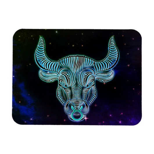 taurus der bulle zodiac magnet (Horizontal)