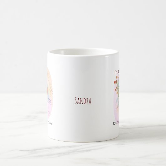 Taurus Der Name des Bull Zodiac Kaffeetasse (Mittel)