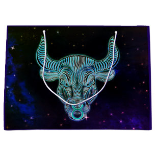 Taurus der Stier zodiac Geschenktasche Große Geschenktüte