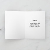 Taurus der Stier zodiac Silber glücklich Geburtsta Karte (Innenseite)