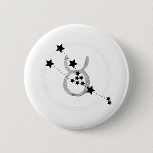 Taurus der Stier zodiac Sternzeichen Konstellation Button