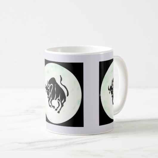 Taurus-Design Kaffeetasse (VorderseiteRechts)