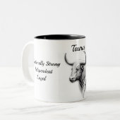 Taurus die Bull Coffee Tasse (Vorderseite Links)