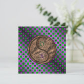 Taurus & Earth Boar Karte (Stehend Vorderseite)